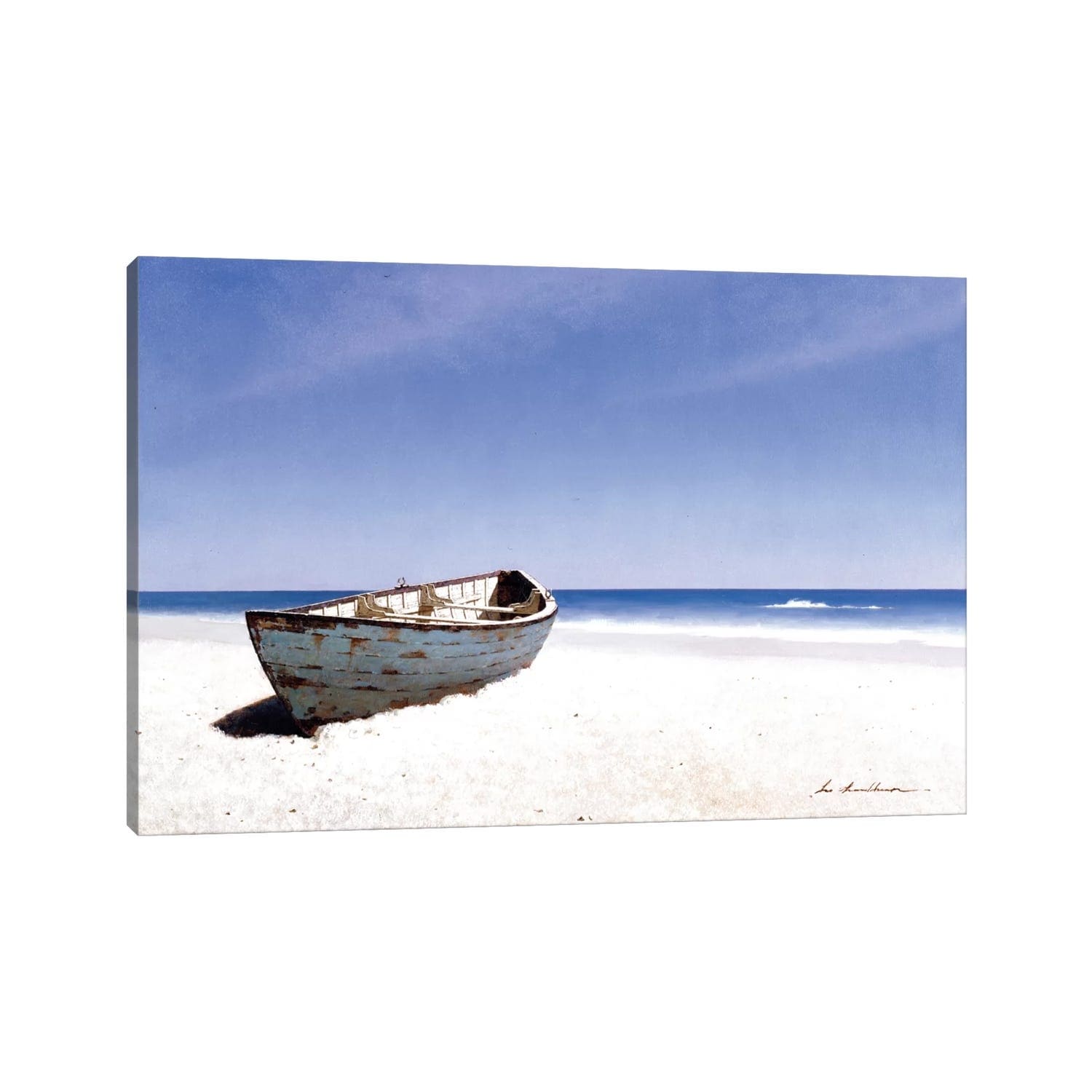 Icanvas Beached Boat Iii By Zhen Huan Lu Canvas Print