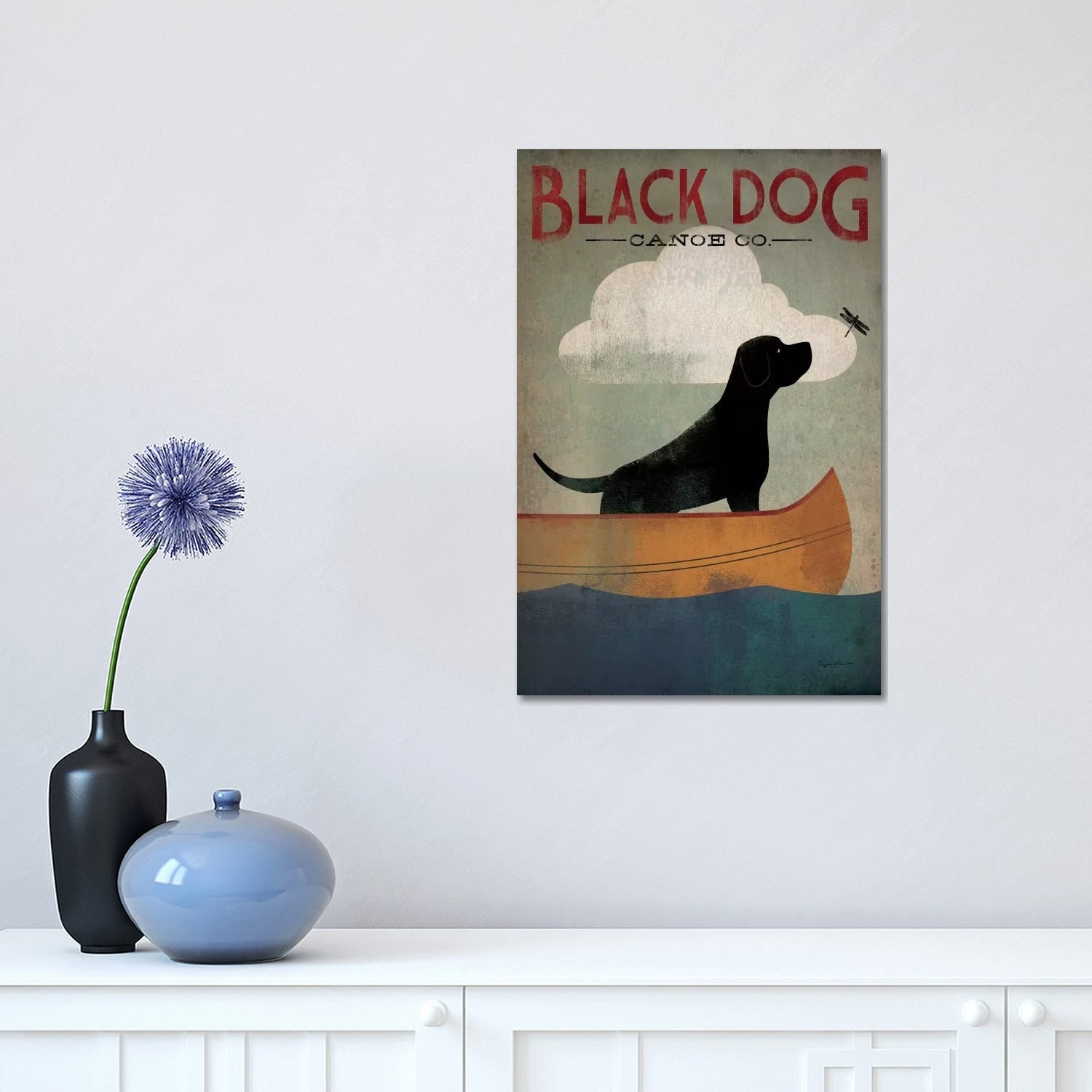 Icanvas Black Dog Canoe Co. I By Ryan Fowler Canvas Print