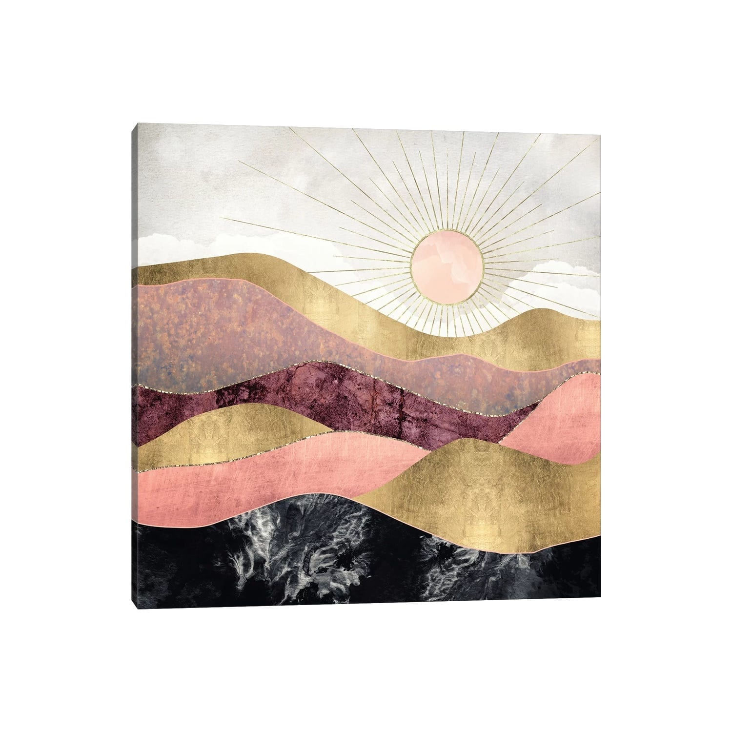 Icanvas Blush Sun By Spacefrog Designs