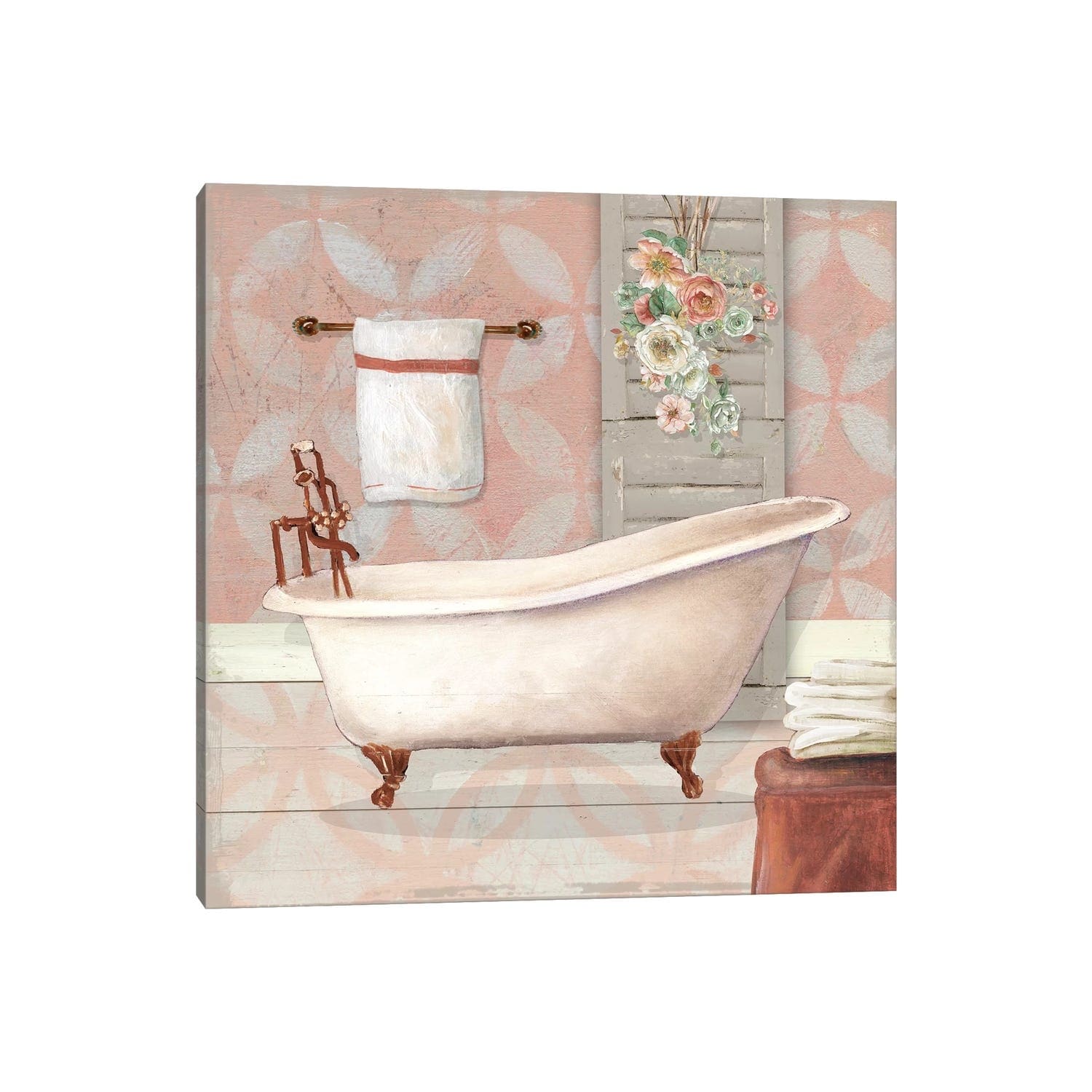 Icanvas Blushing Bath I By Carol Robinson