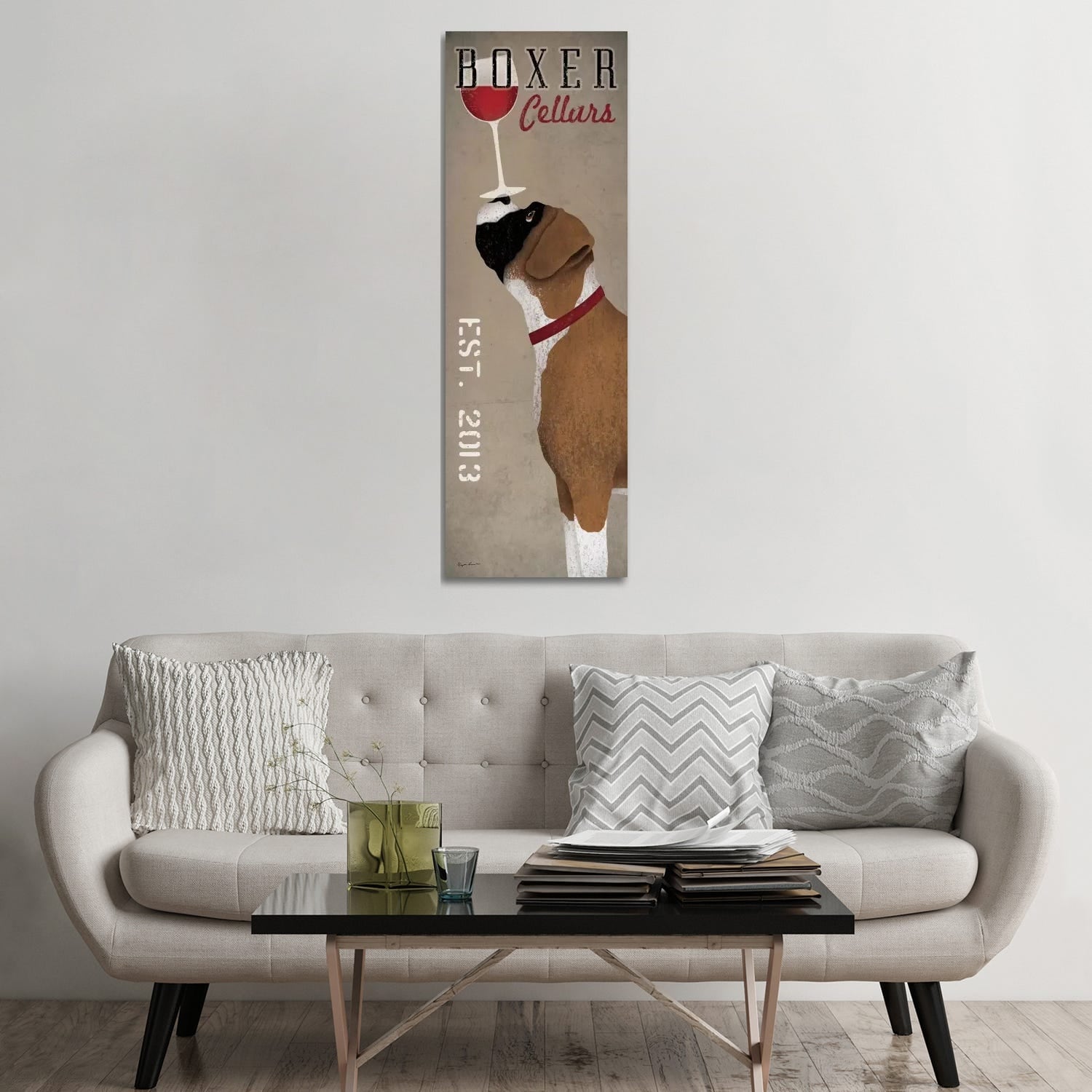 Icanvas Boxer Cellars By Ryan Fowler Canvas Print