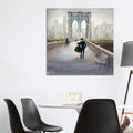 Icanvas Bridge To New York By Julia Purinton Canvas Print