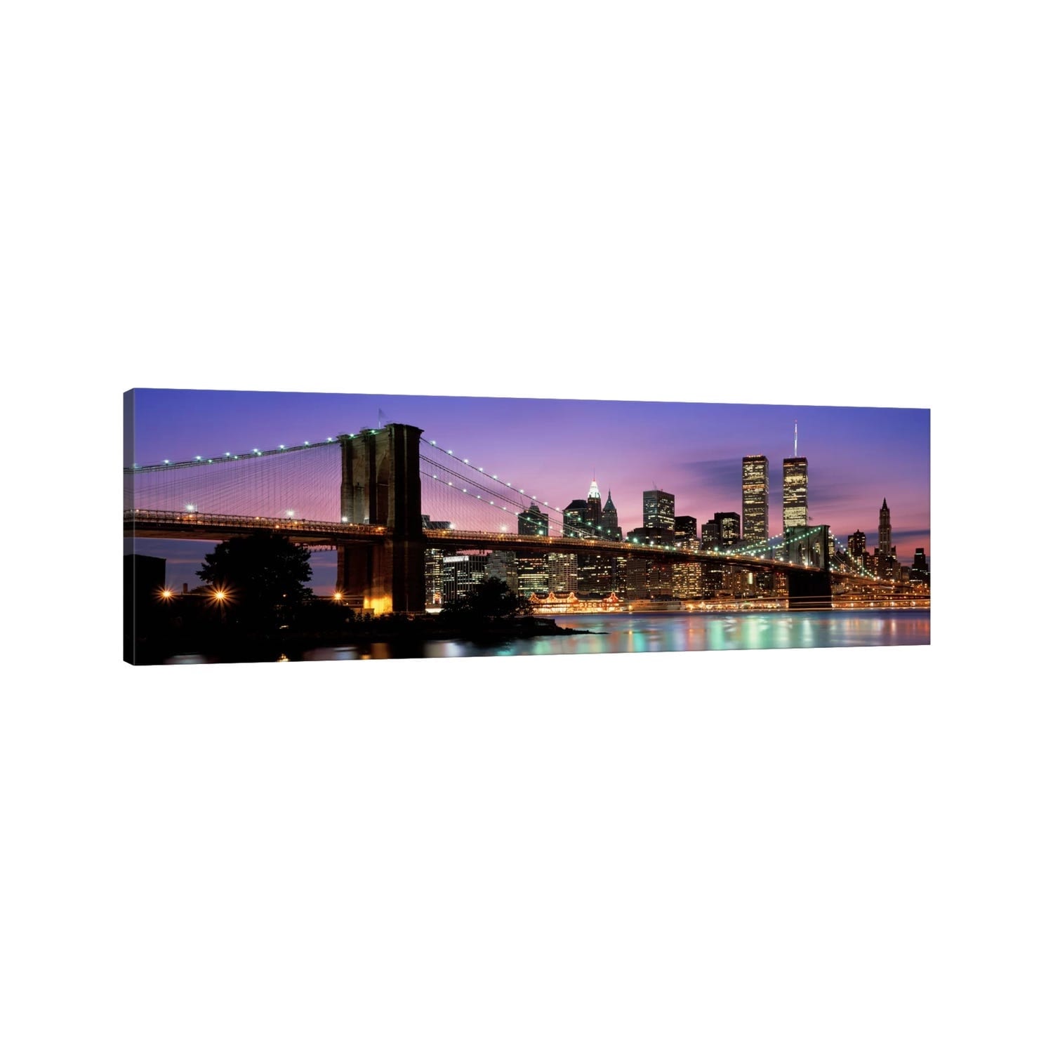 Icanvas Brooklyn Bridge New York Ny Usa By Panoramic Images Canvas Print