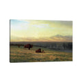 Icanvas Buffalo On The Plains C.1890 By Albert Bierstadt Canvas Print