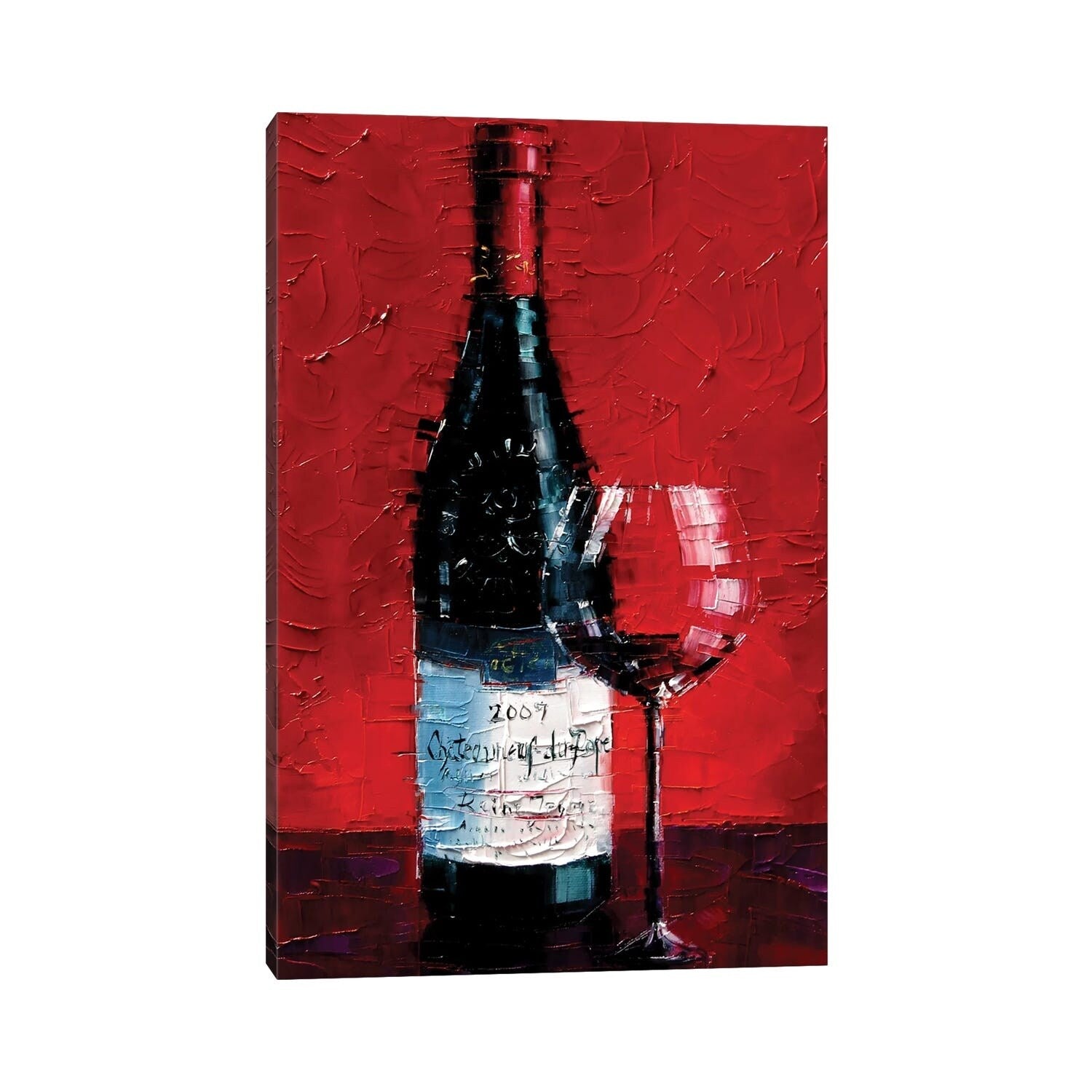 Icanvas Chateauneuf Du Pape By Mona Edulesco Canvas Print