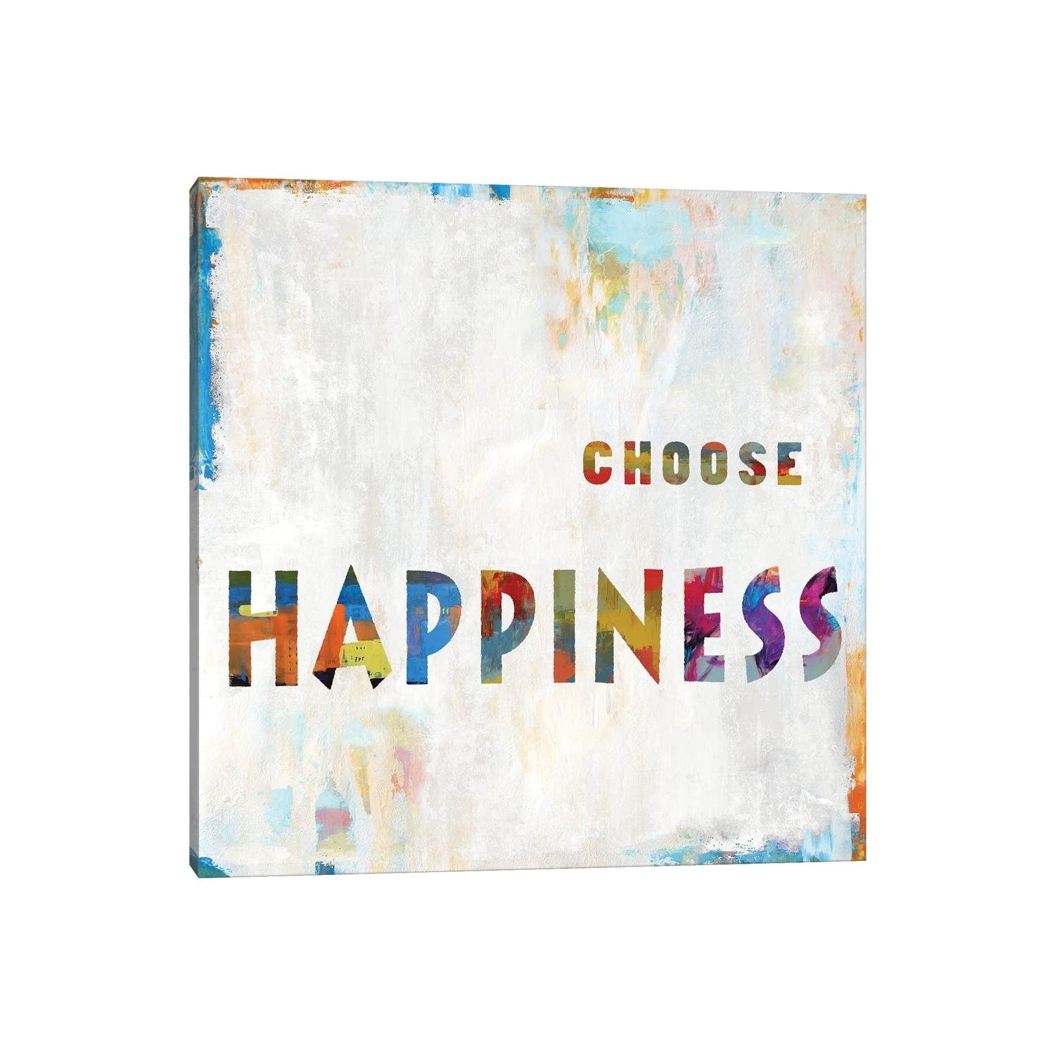 Icanvas Choose Happiness In Color By Janie Macdowell