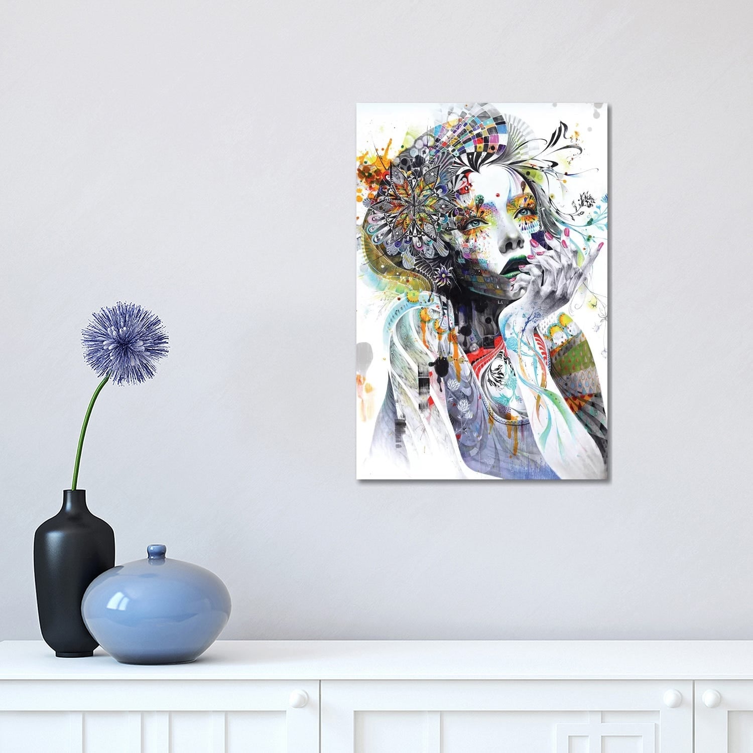 The Curated Nomad Circulation By Minjae Lee Canvas Print