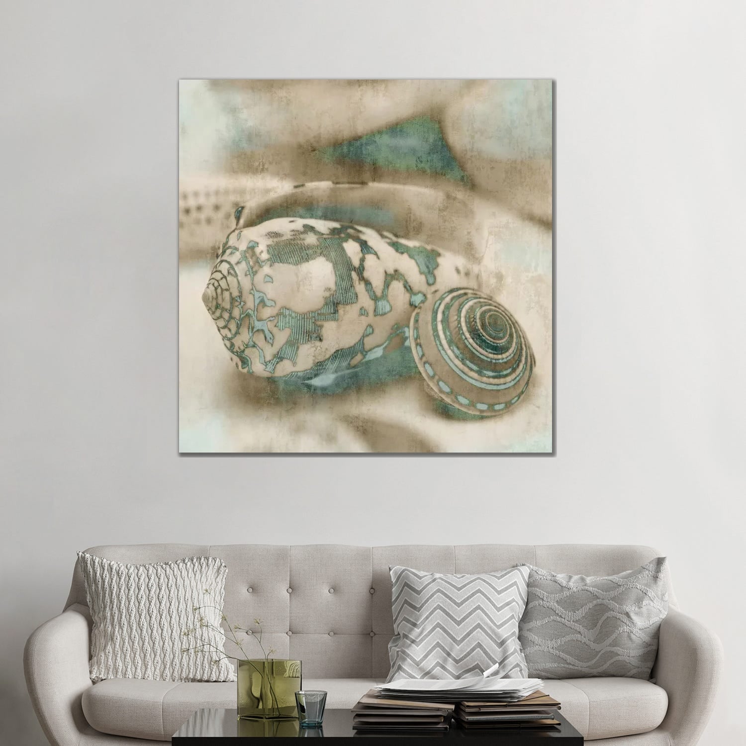 Icanvas Coastal Gems I By John Seba Canvas Print