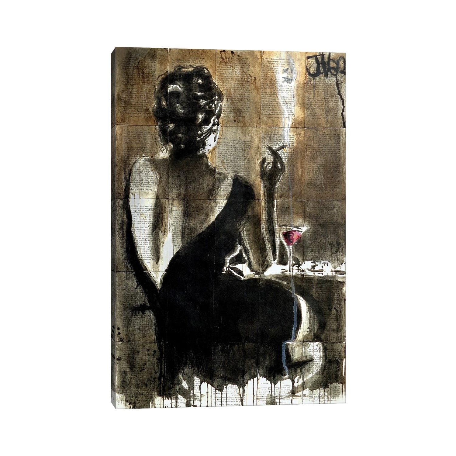 Icanvas Cocktail By Loui Jover Canvas Print