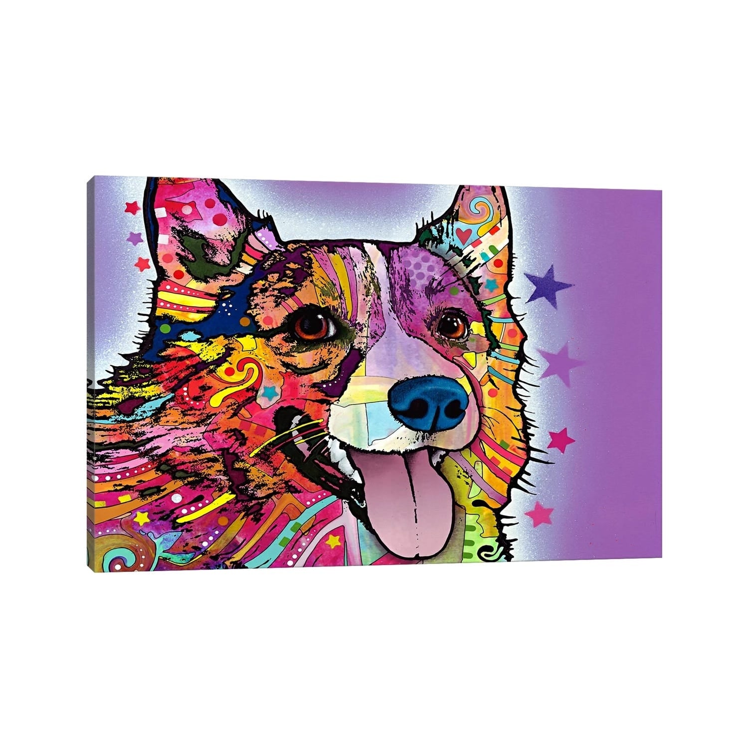 Icanvas Corgi By Dean Russo Canvas Print