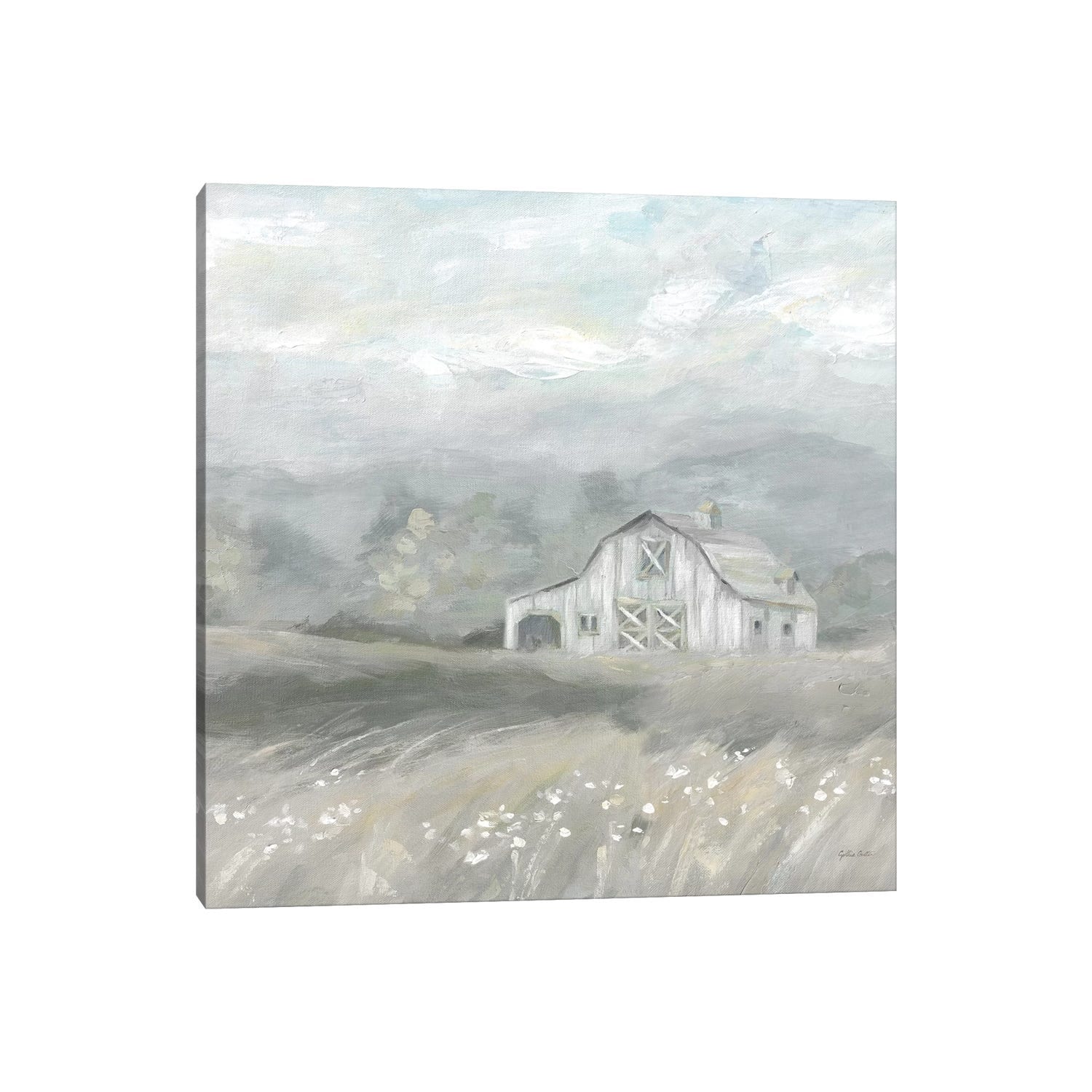 Icanvas Country Meadow Farmhouse Neutral By Cynthia Coulter