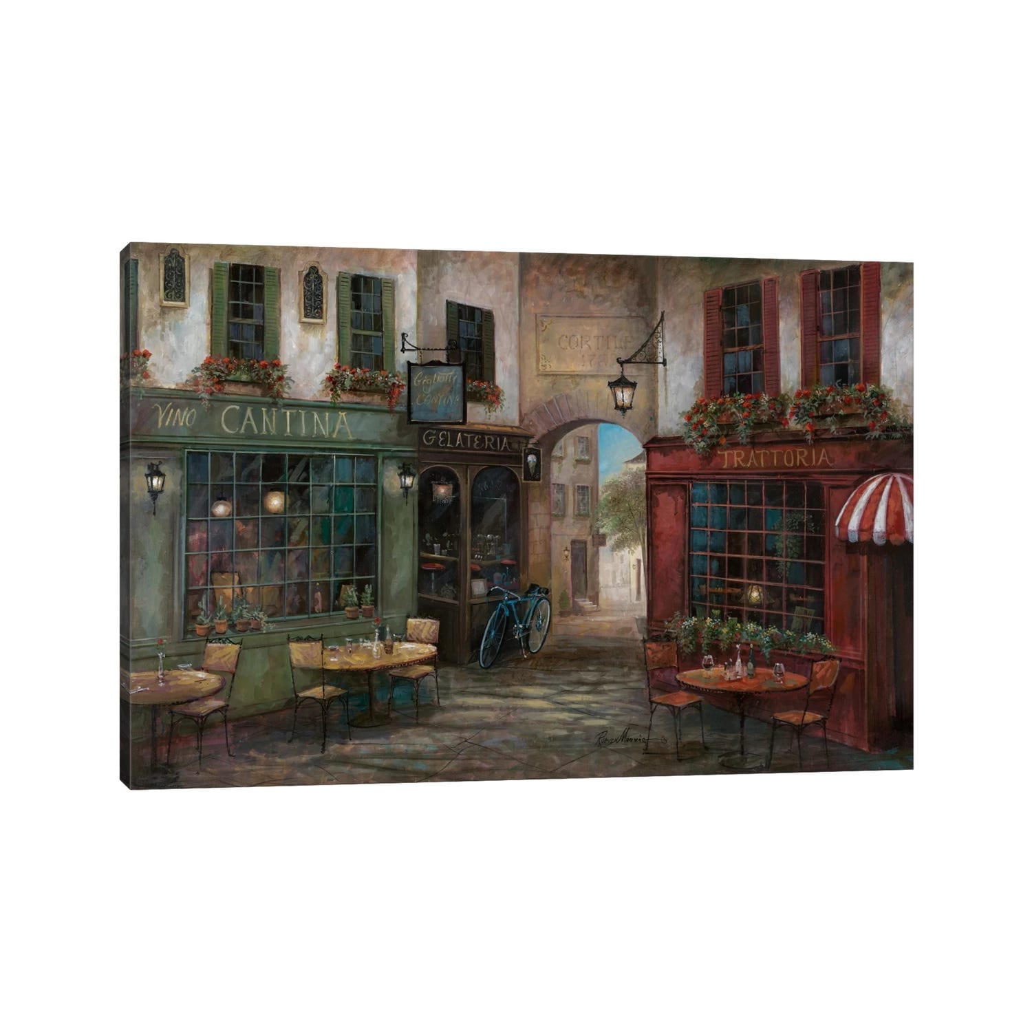 Icanvas Courtyard Ambiance By Ruane Manning Canvas Print