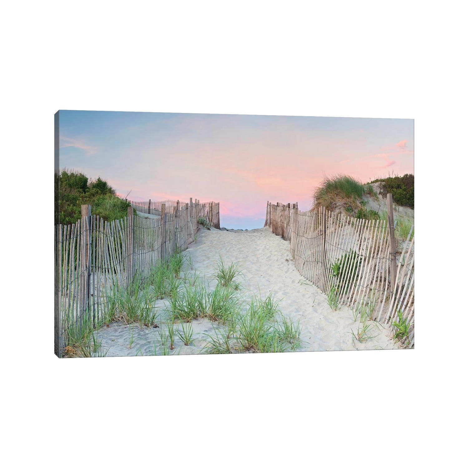 Icanvas Crescent Beach Path By Katherine Gendreau Canvas Print