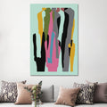 Icanvas Crowd By Flatowl Canvas Print