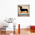Icanvas Dachshund Longboards By Ryan Fowler Canvas Print