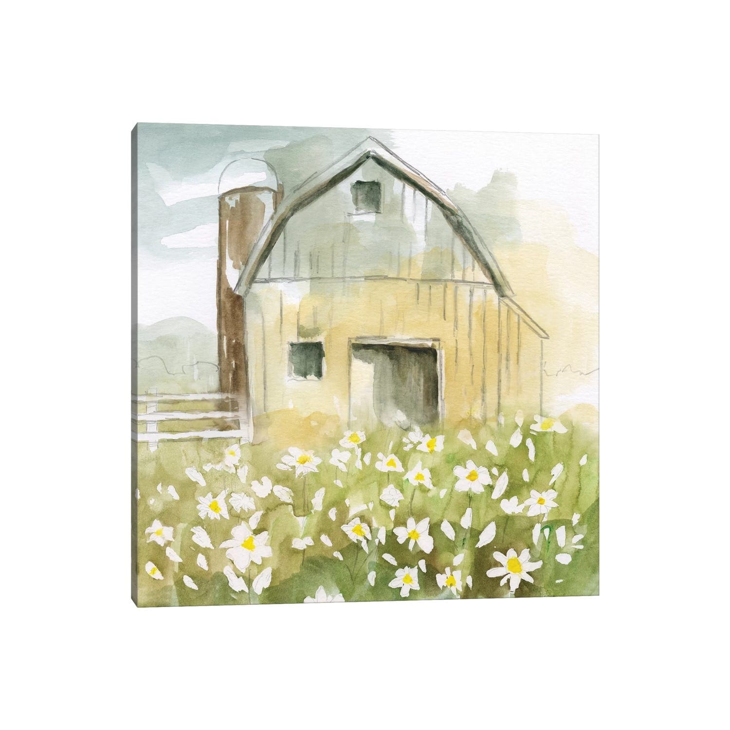 Icanvas Daisy Barn By Nan