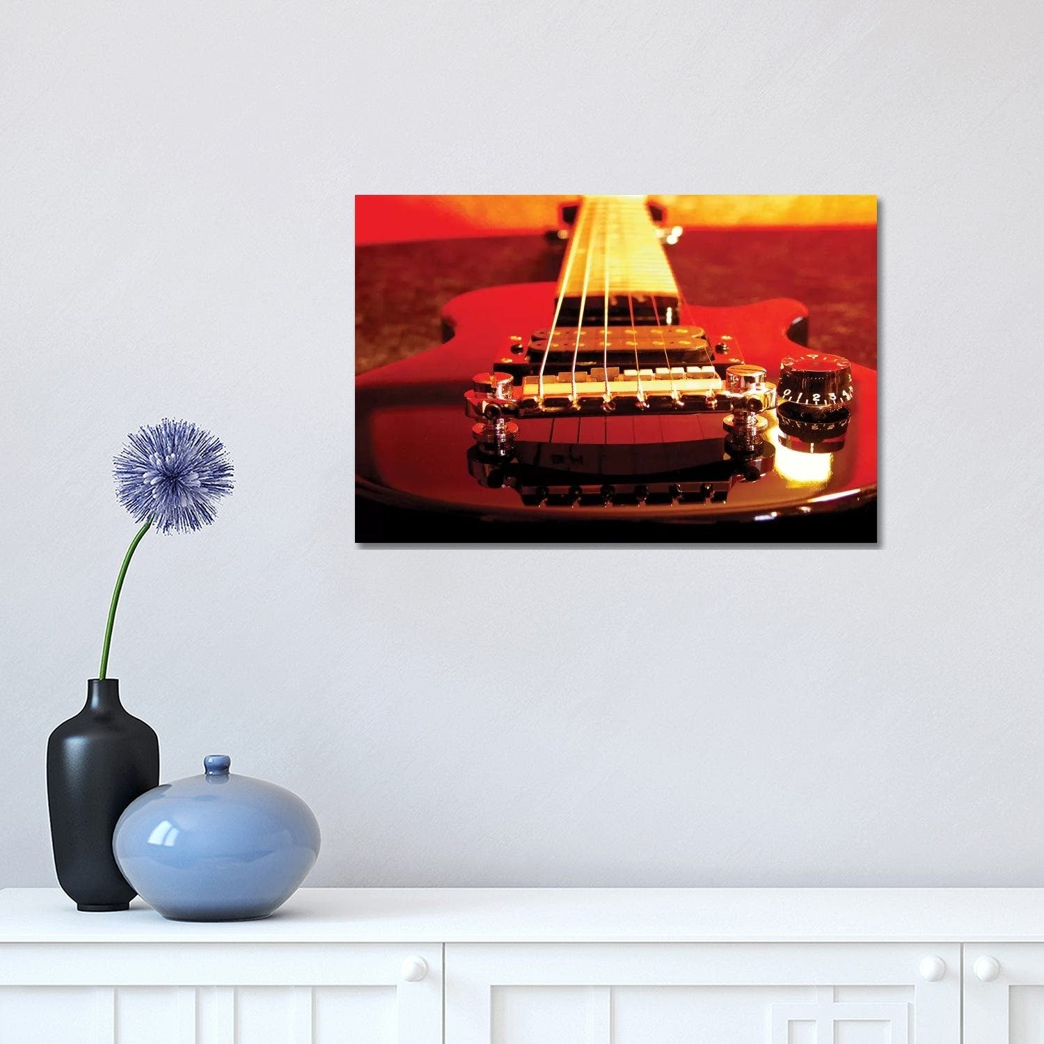 Icanvas Electric Guitar Giclee Canvas Art Print