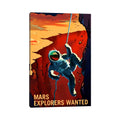 Icanvas Mars Explorer Series Explorers Wanted By Nasa Canvas Print