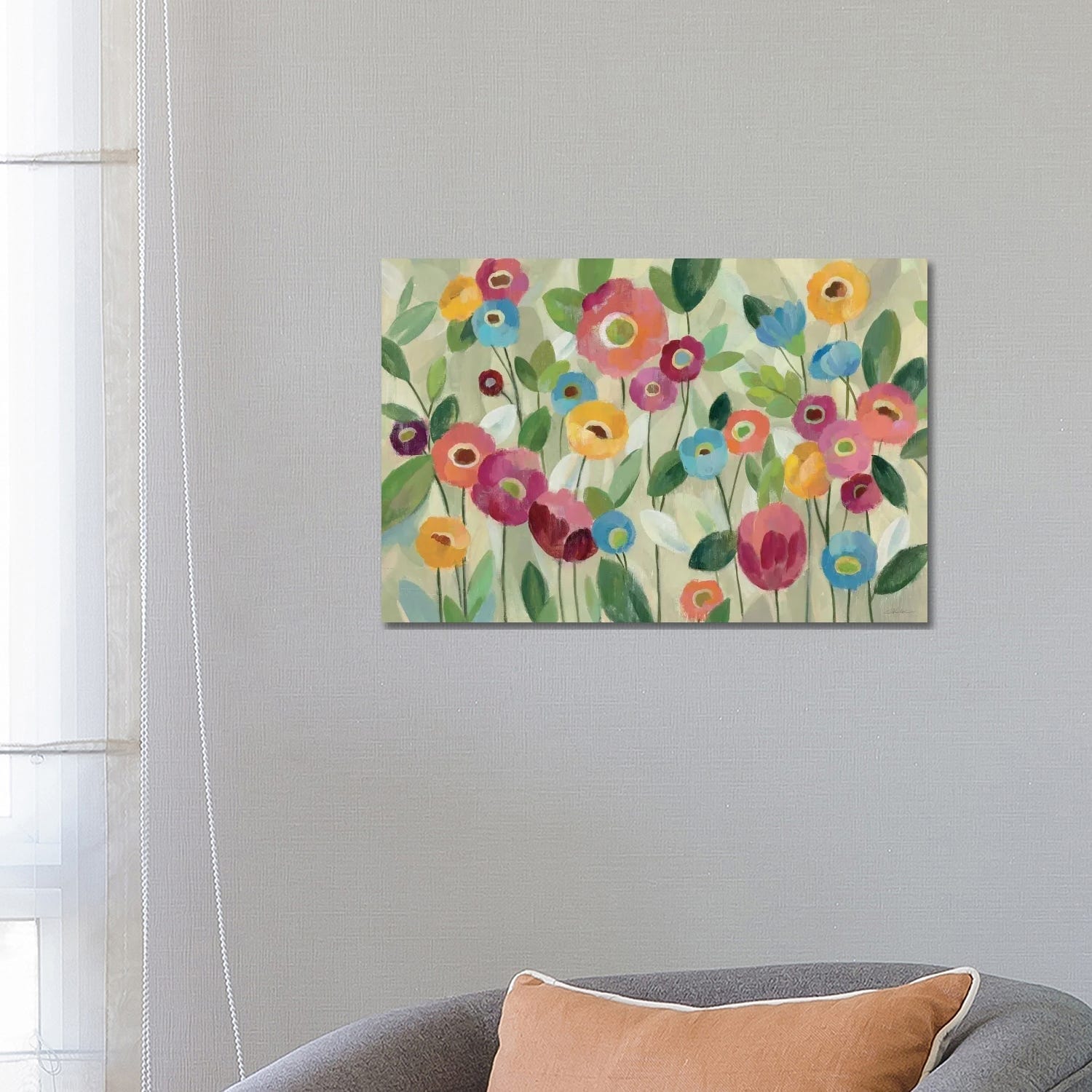 Icanvas Fairy Tale Flowers V By Silvia Vassileva Canvas Print
