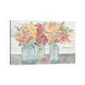 Icanvas Farmhouse Hydrangeas In Mason Jars Spice By Cynthia Coulter