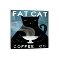 Icanvas Fat Cat Coffee Co. By Ryan Fowler Canvas Print