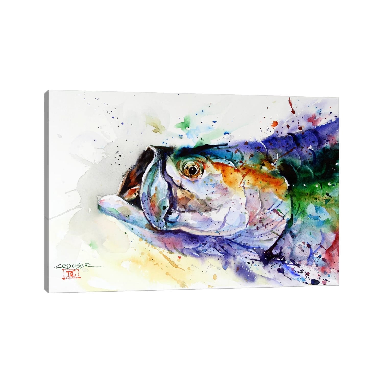 Icanvas Fish By Dean Crouser Canvas Print