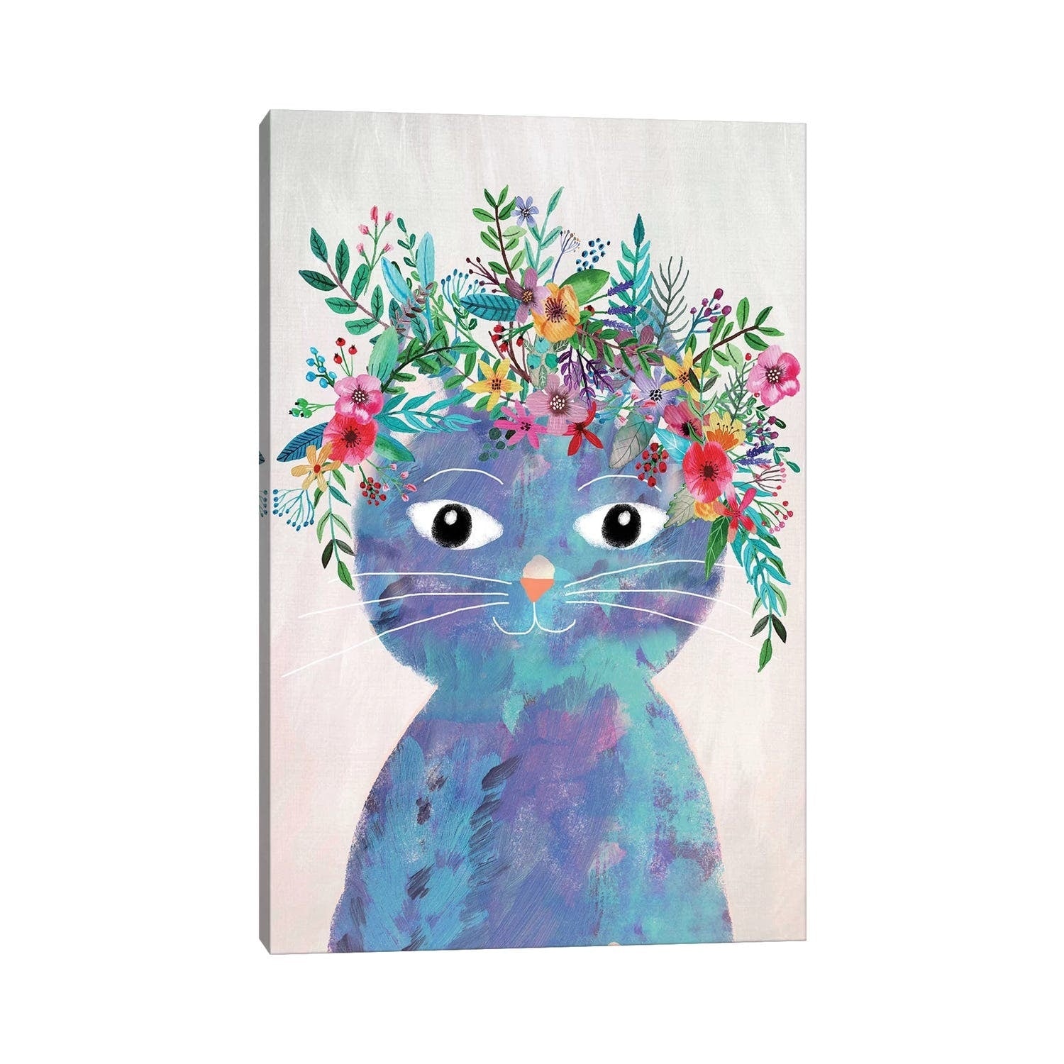 Icanvas Flower Cat Ii By Mia Charro