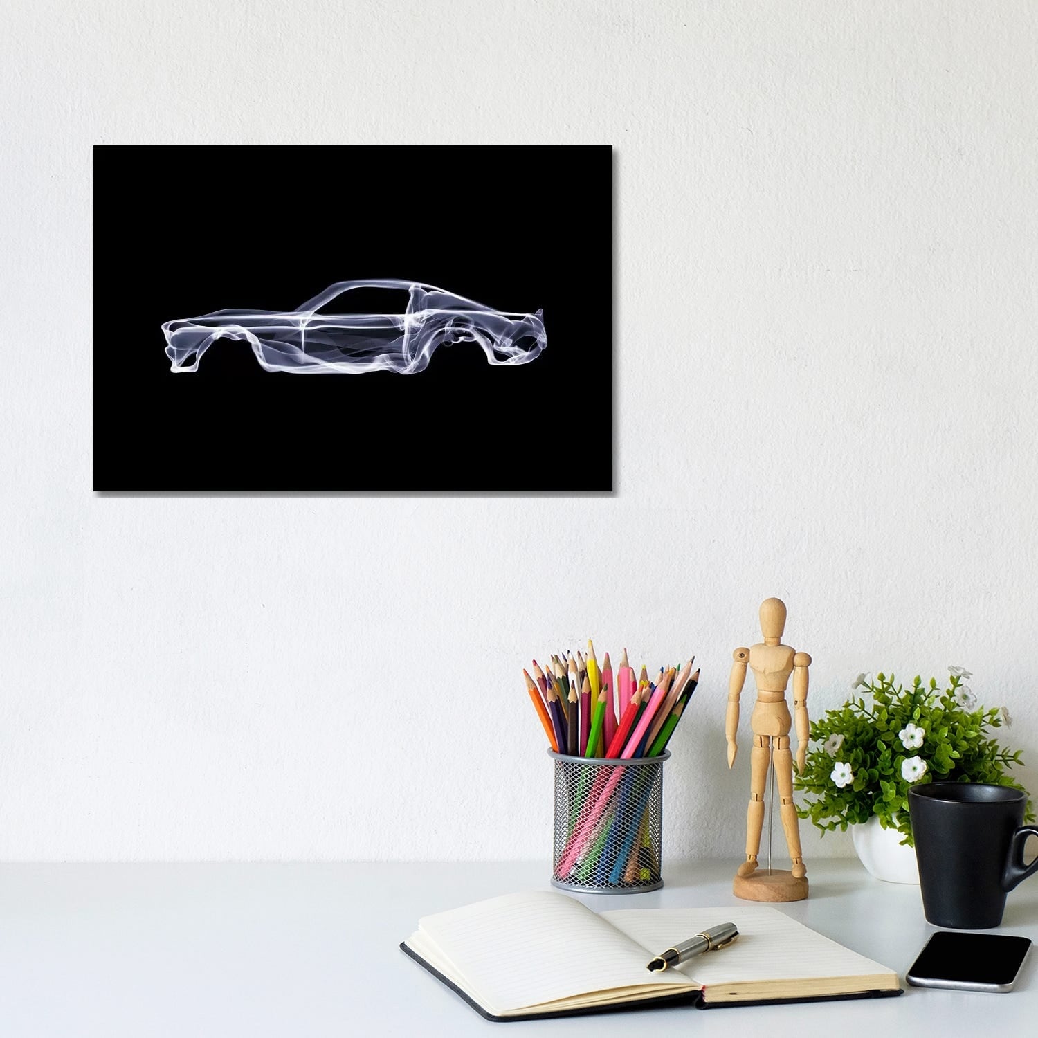 Icanvas Ford Mustang By Octavian Mielu Canvas Print