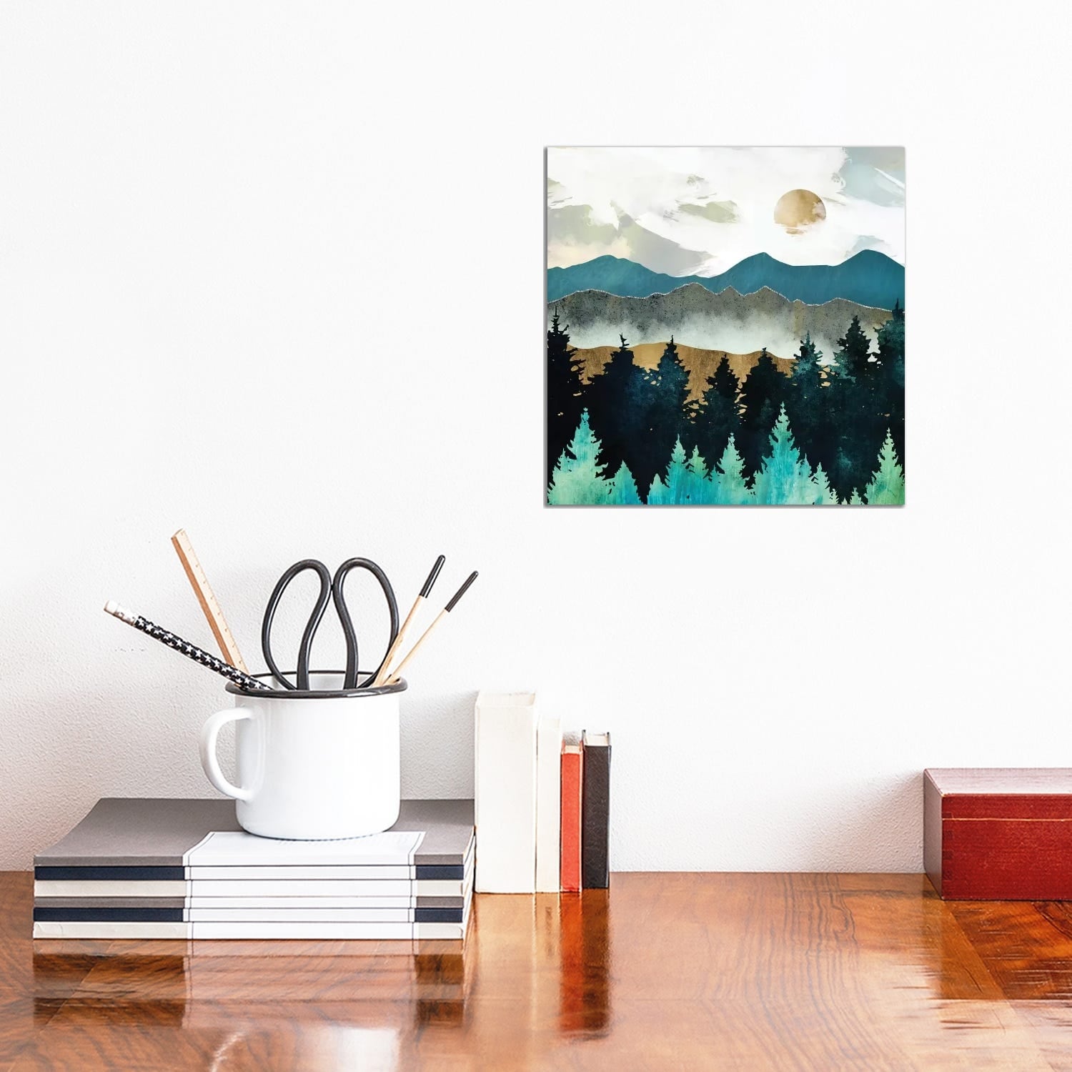 Icanvas Forest Mist By Spacefrog Designs