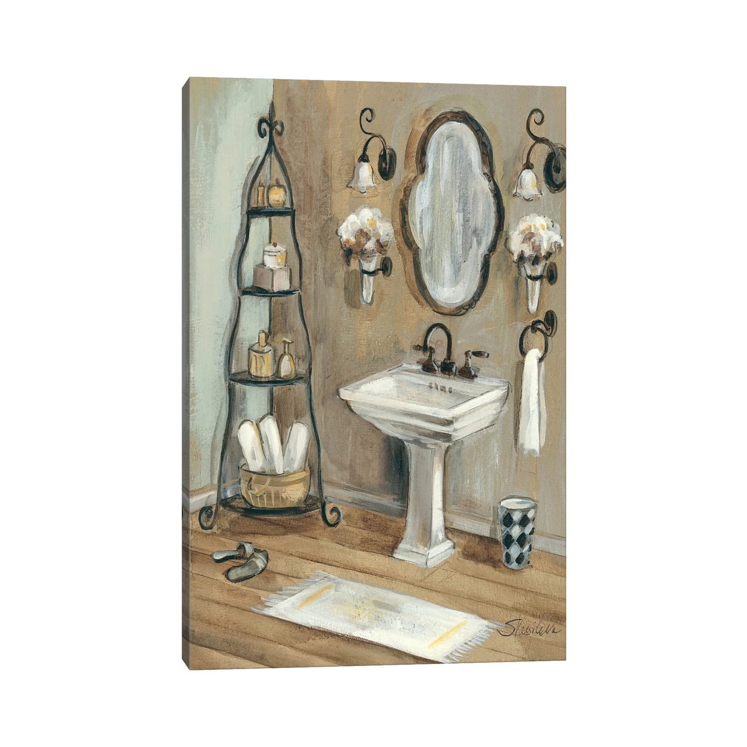 Icanvas French Bath I By Silvia Vassileva