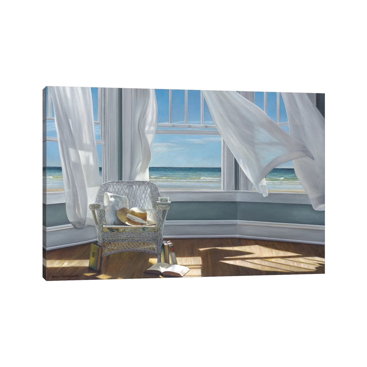 Icanvas Gentle Reader By Karen Hollingsworth Canvas Print