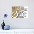 Icanvas Gilded Bicycle By Wild Apple Portfolio Canvas Print
