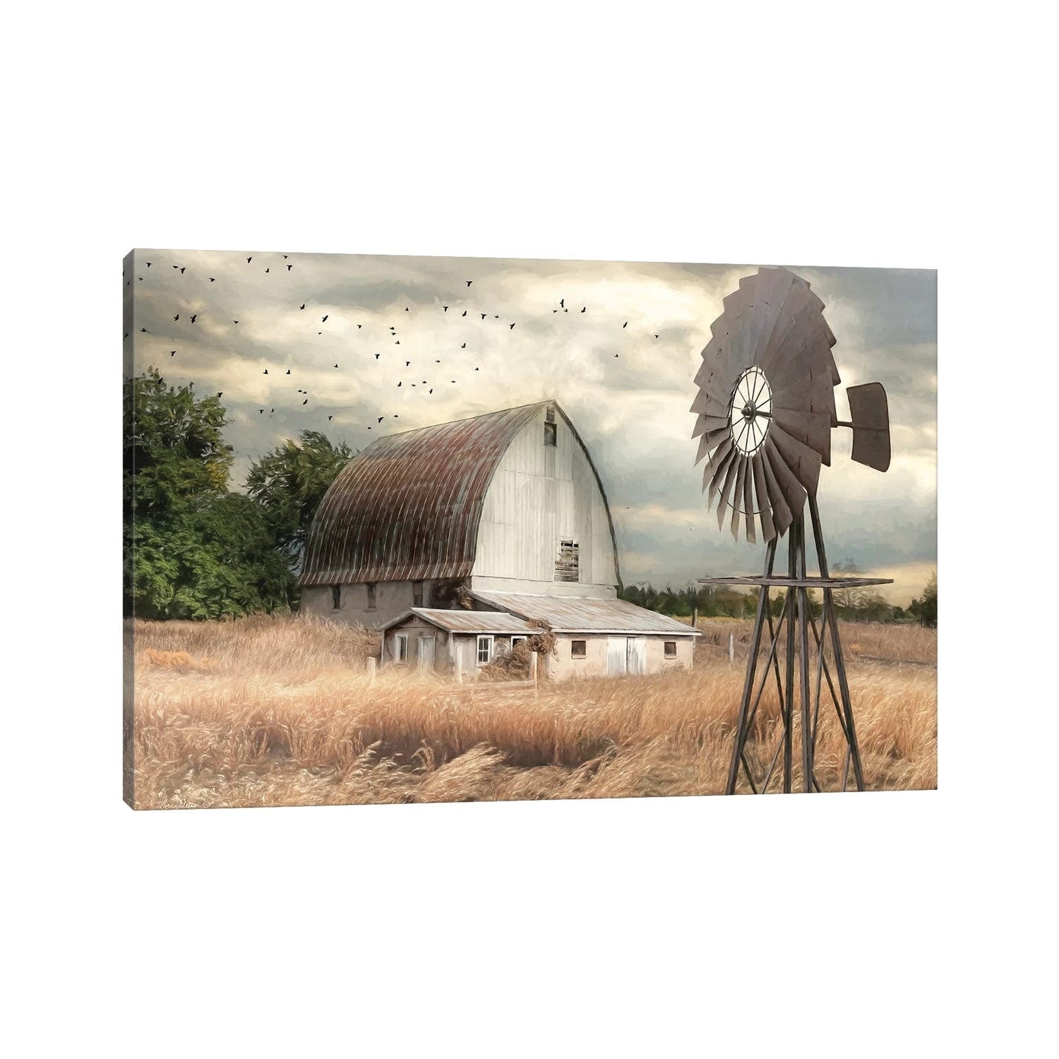 Icanvas Henderson Bay Farm By Lori Deiter Gallery Wrapped Canvas Print
