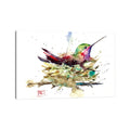 Icanvas Hummer In Nest By Dean Crouser