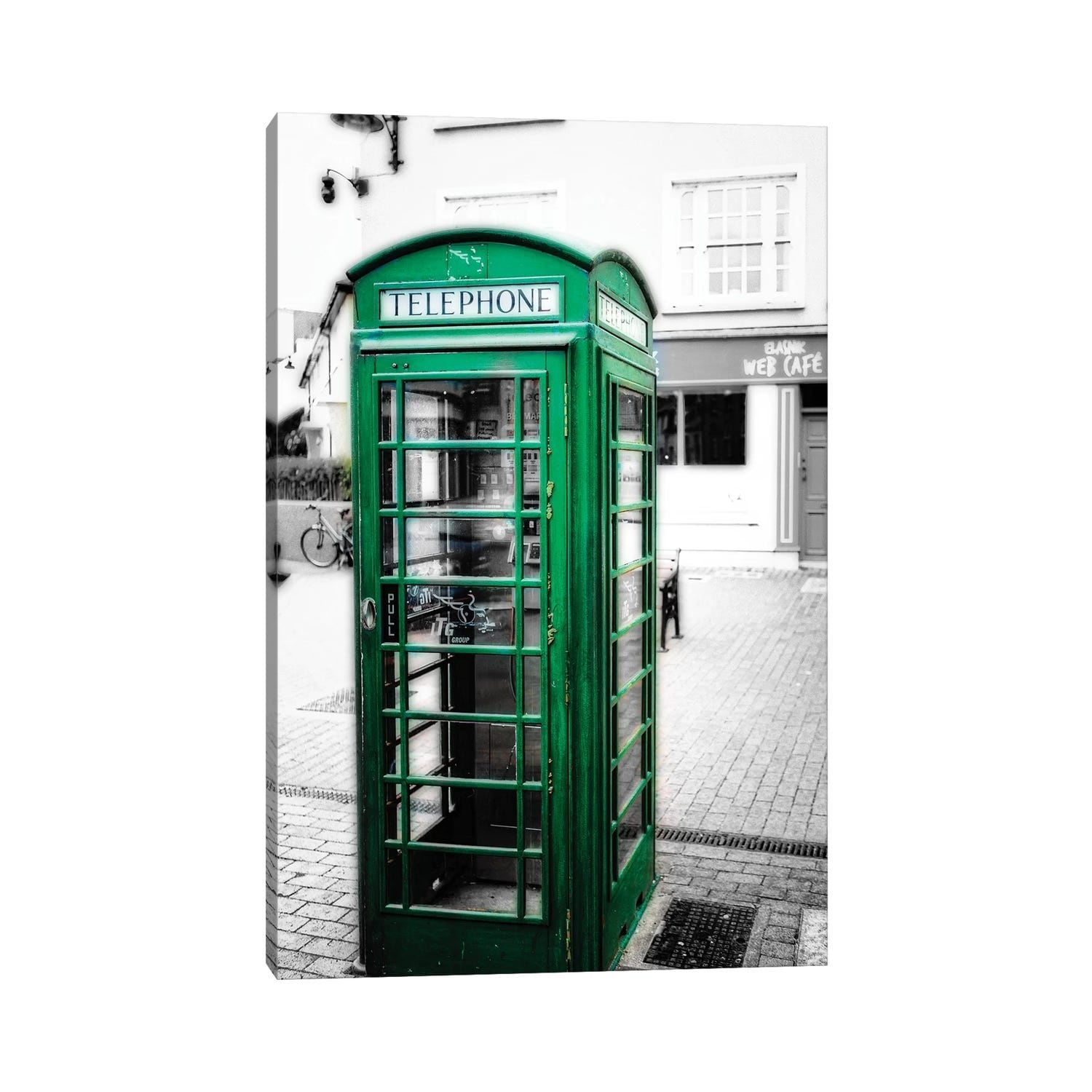 Icanvas Irish Phone Booth Kinsale County Cork Republic Of Ireland By George Oze