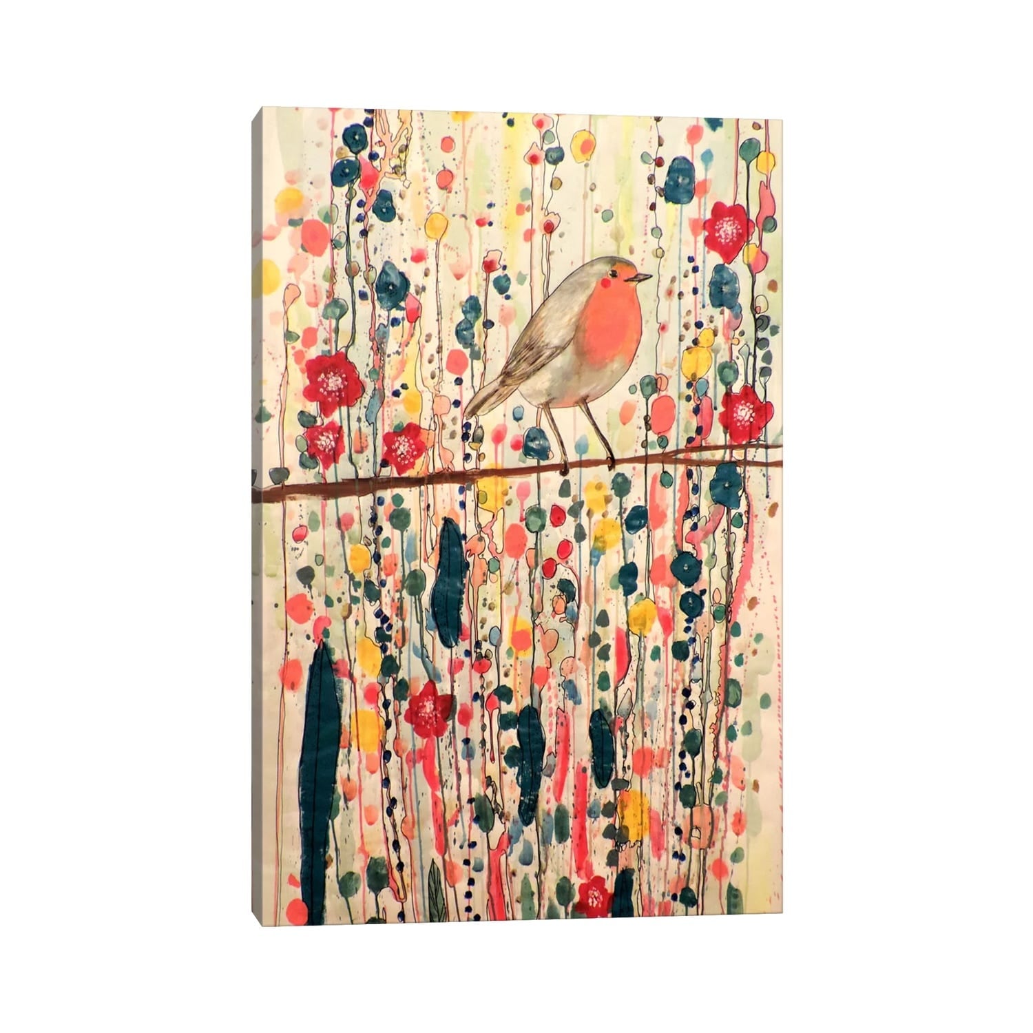Icanvas Je Ne Suis Pas Quun Oiseau By Sylvie Demers Canvas Print
