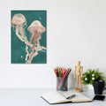 Icanvas Jellyfish Dance I By Grace Popp Canvas Print