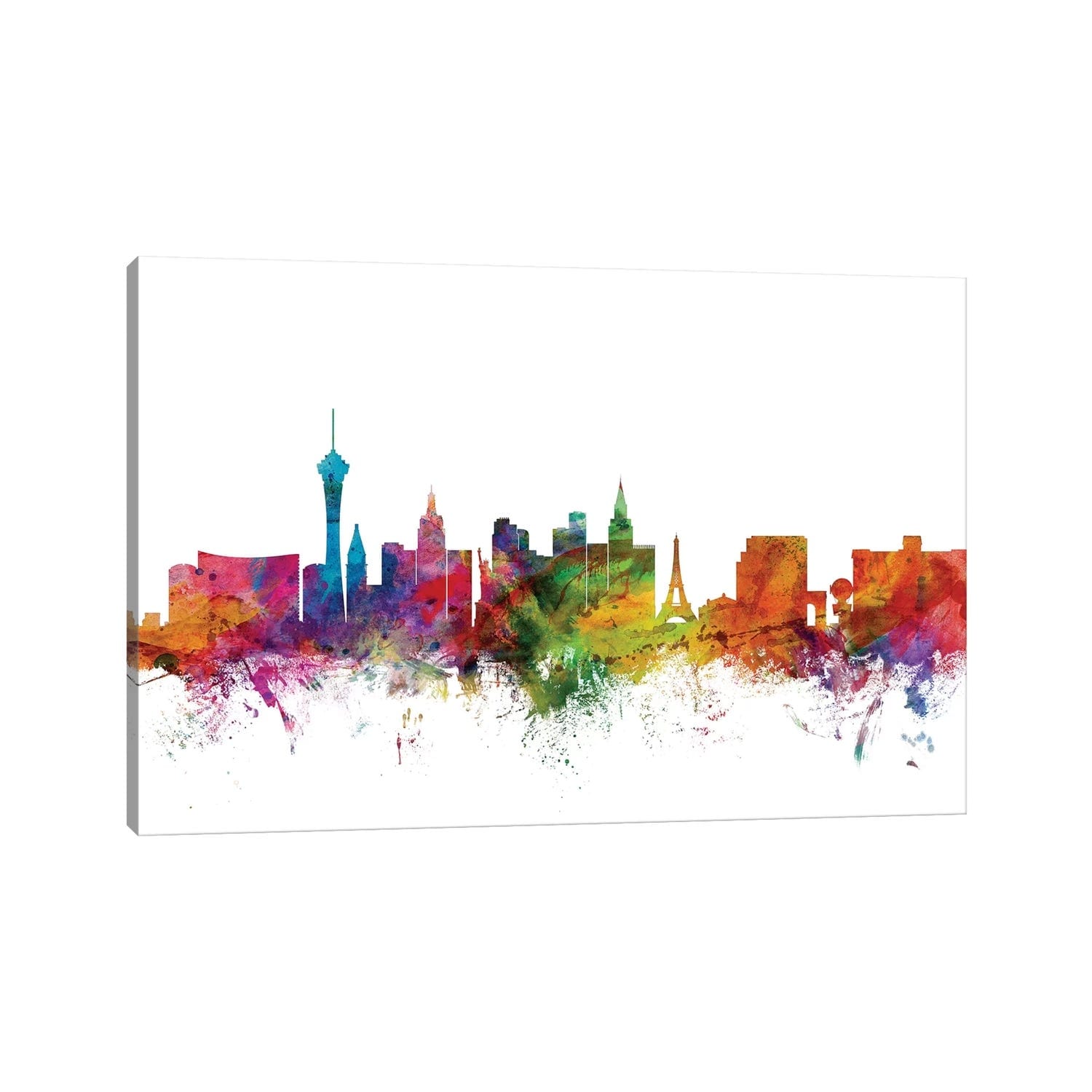 Icanvas Las Vegas Nevada Skyline By Michael Tompsett