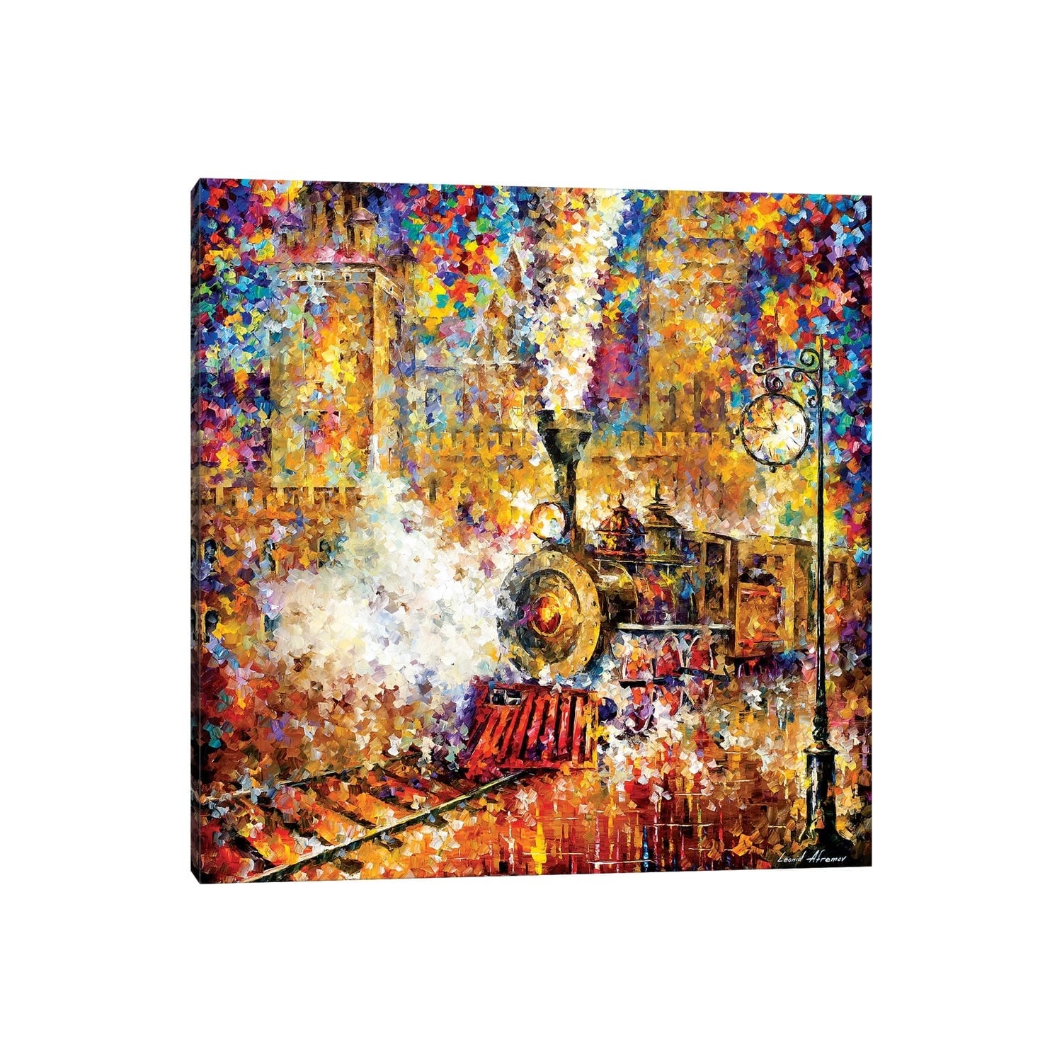 Icanvas Last Train By Leonid Afremov