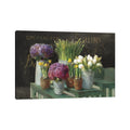 Icanvas Les Fleurs Printemps On Black By Danhui Nai Canvas Print