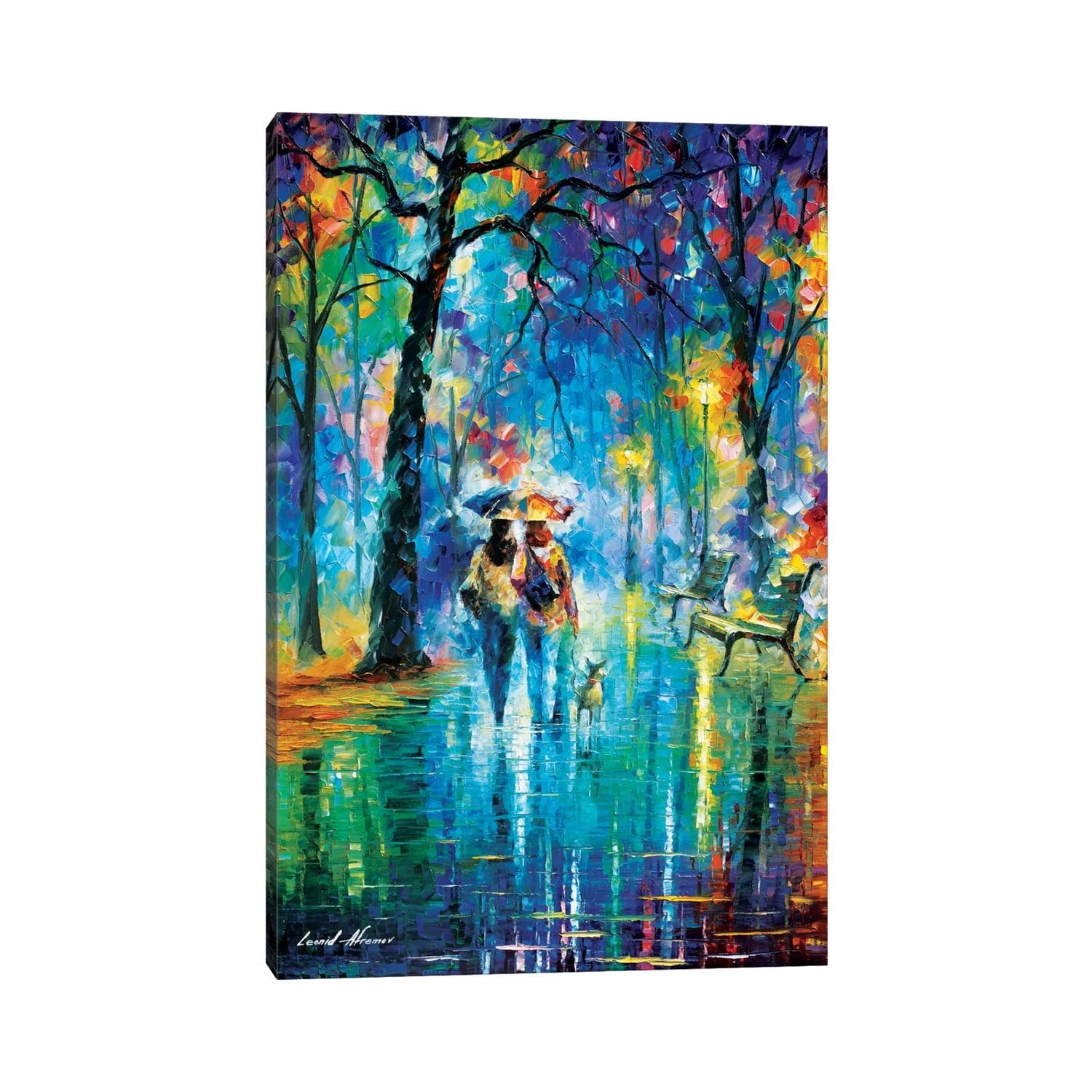 Icanvas Little Friend By Leonid Afremov Canvas Print