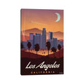 Icanvas Los Angeles By Ideastorm Studios Gallery Wrapped Canvas Print
