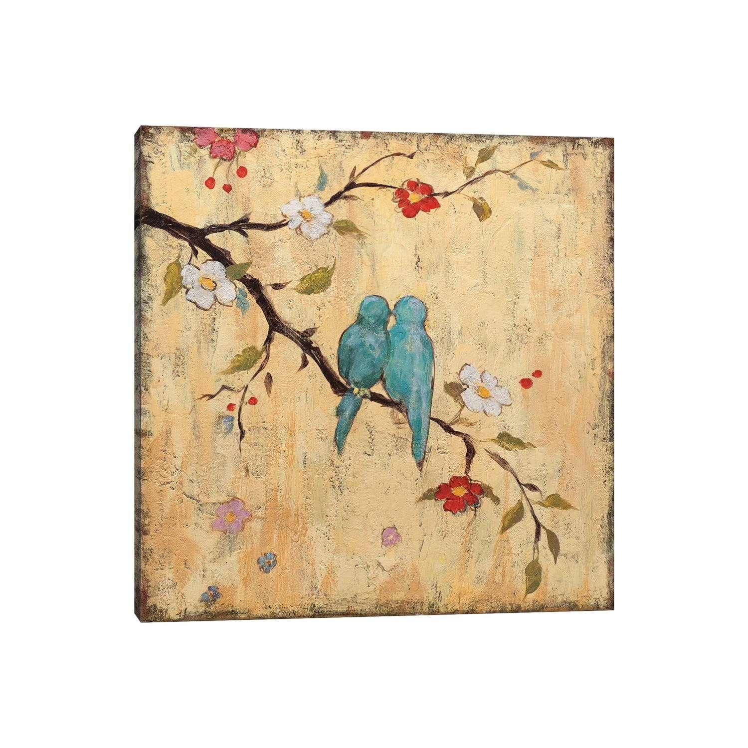 Icanvas Love Birds Ii By Katy Frances Canvas Print