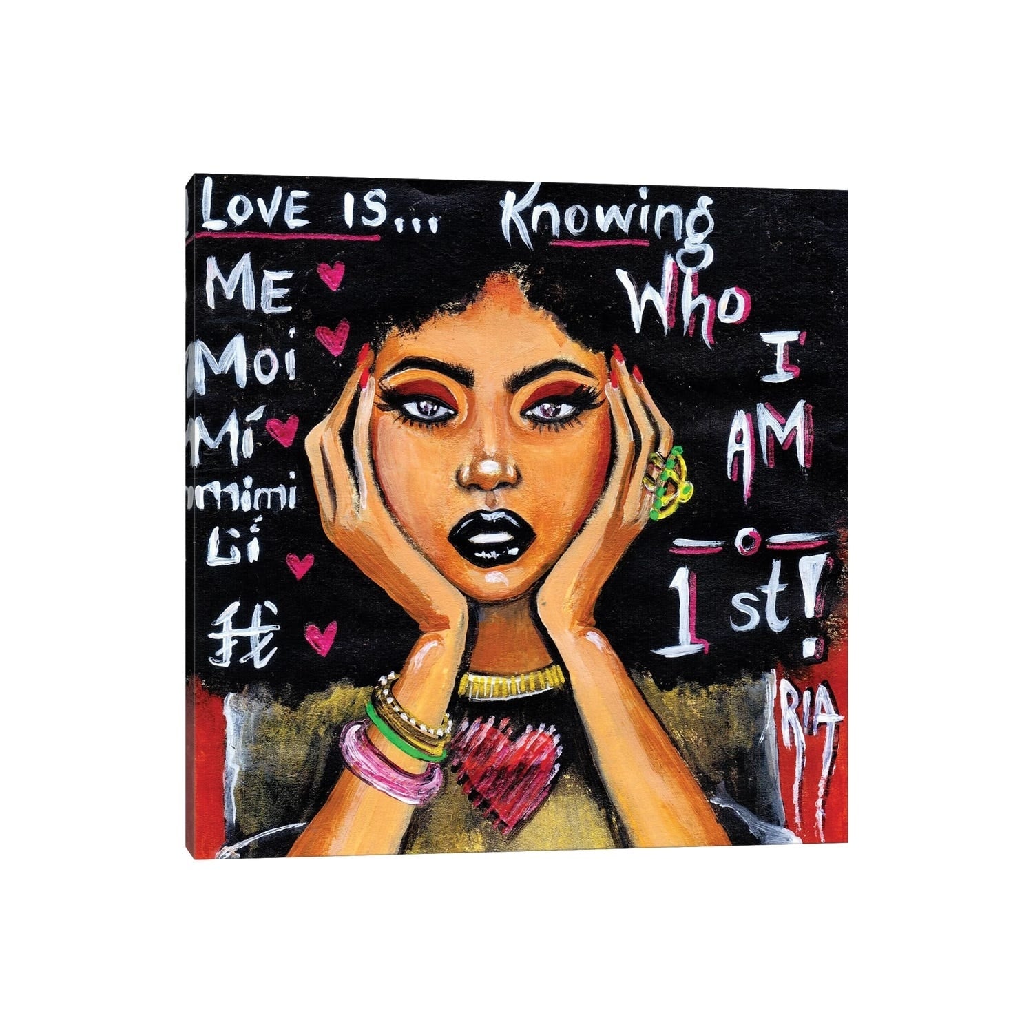 Icanvas Love Is... By Artist Ria