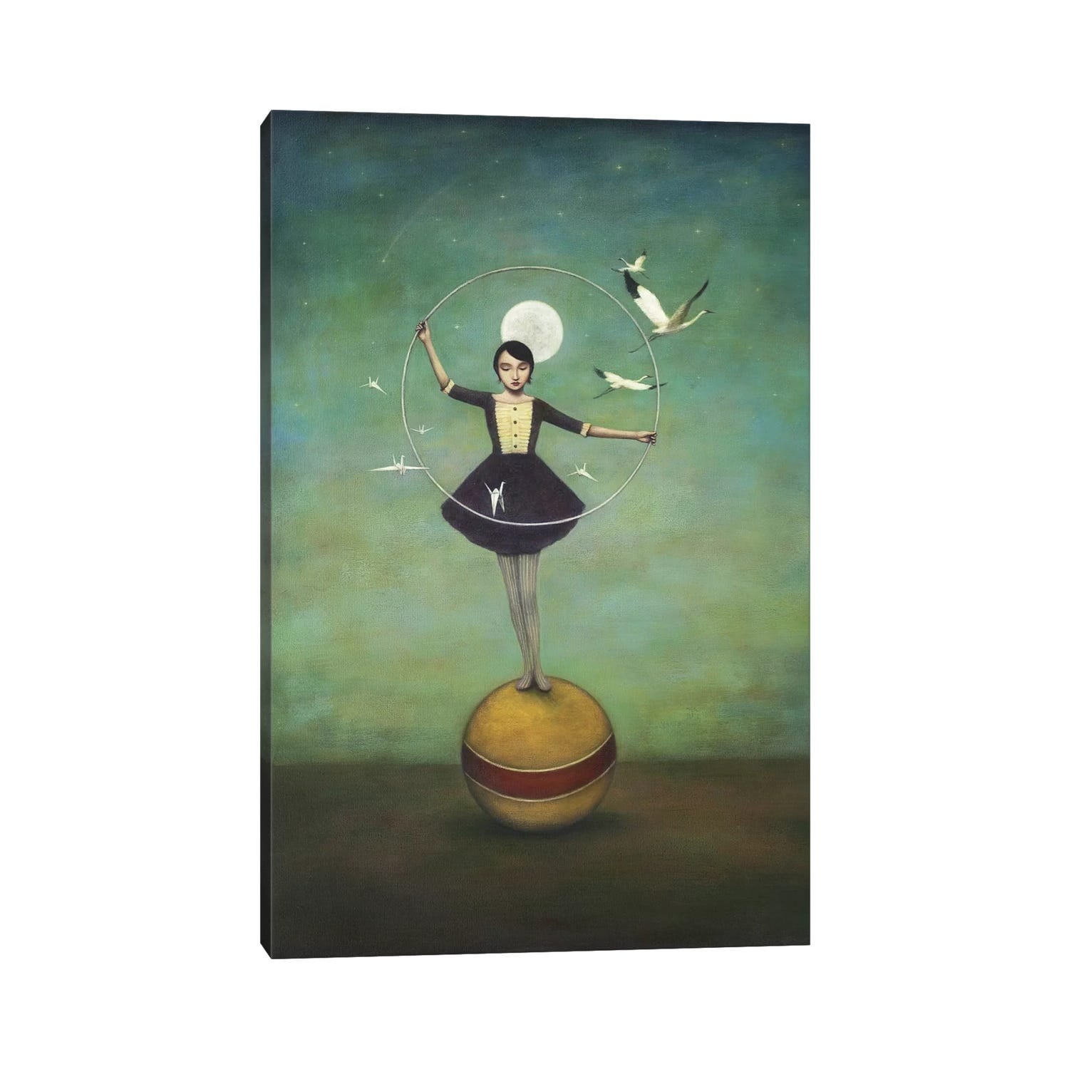 Icanvas Luna S Circle By Duy Huynh Canvas Print