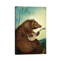 Icanvas Mandolin Bear By Catrin Welz Stein Canvas Print