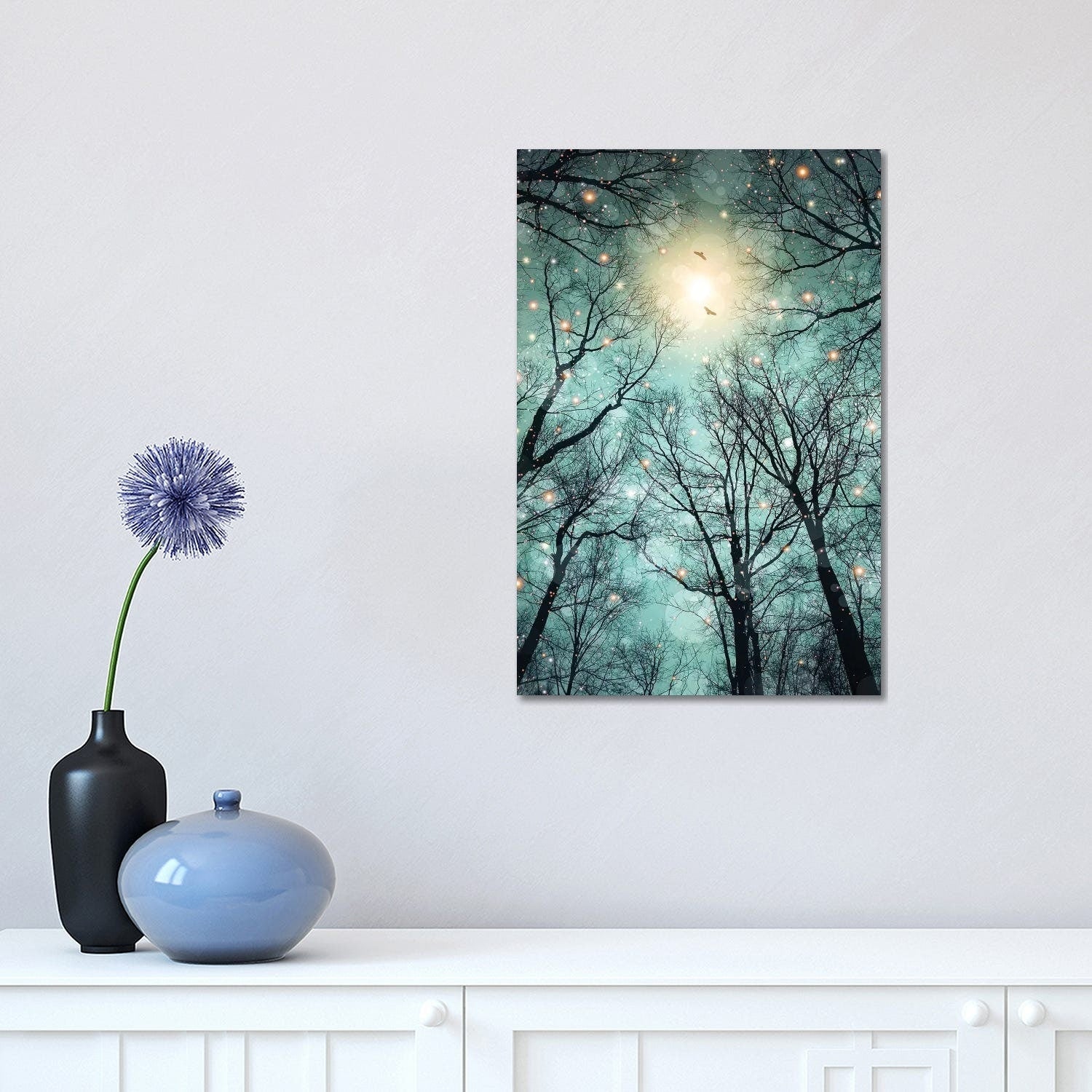 Icanvas Mint Embers Trees By Soaring Anchor Designs