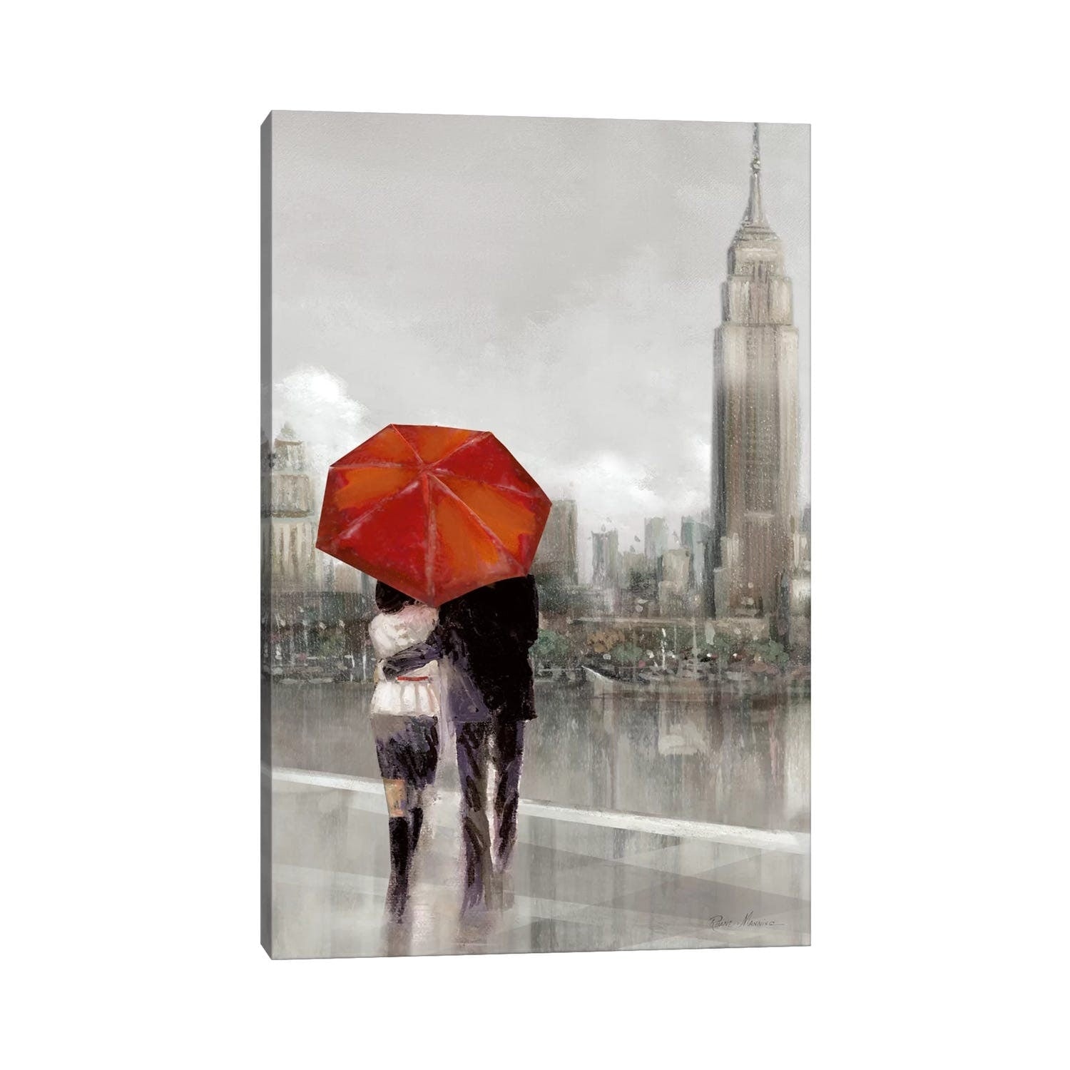 Icanvas Modern Couple In Ny By Ruane Manning Canvas Print