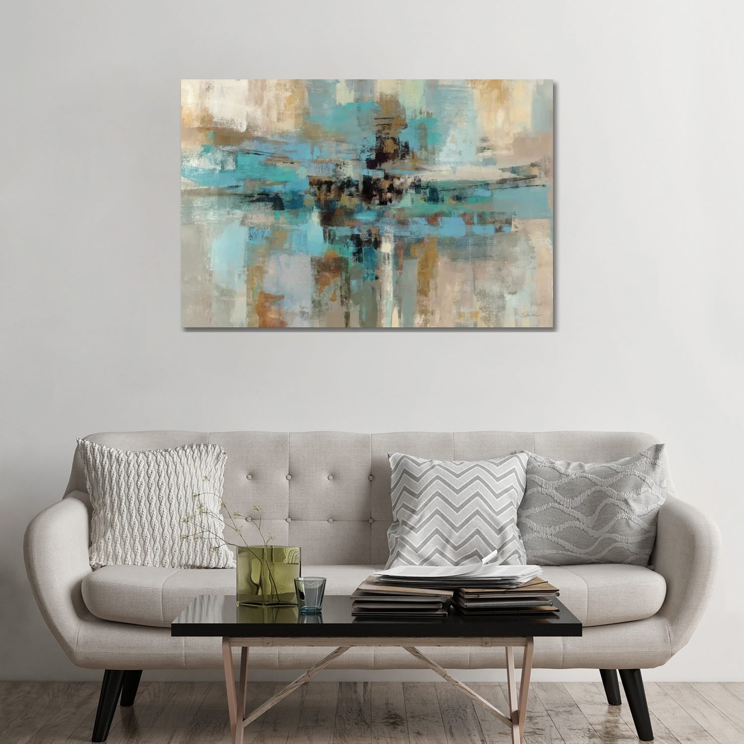 Icanvas Morning Fjord By Silvia Vassileva Canvas Print