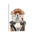 Icanvas Morning Fox By Holly Simental Gallery Wrapped Canvas Print